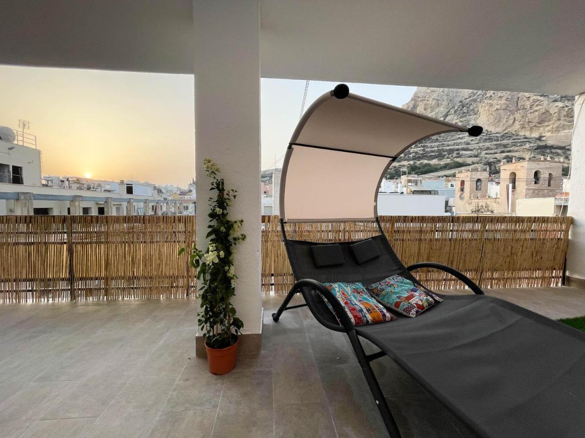 La Terraza. Vistas Al Castillo A 1 Min. De La Playa Alicante Exteriér fotografie